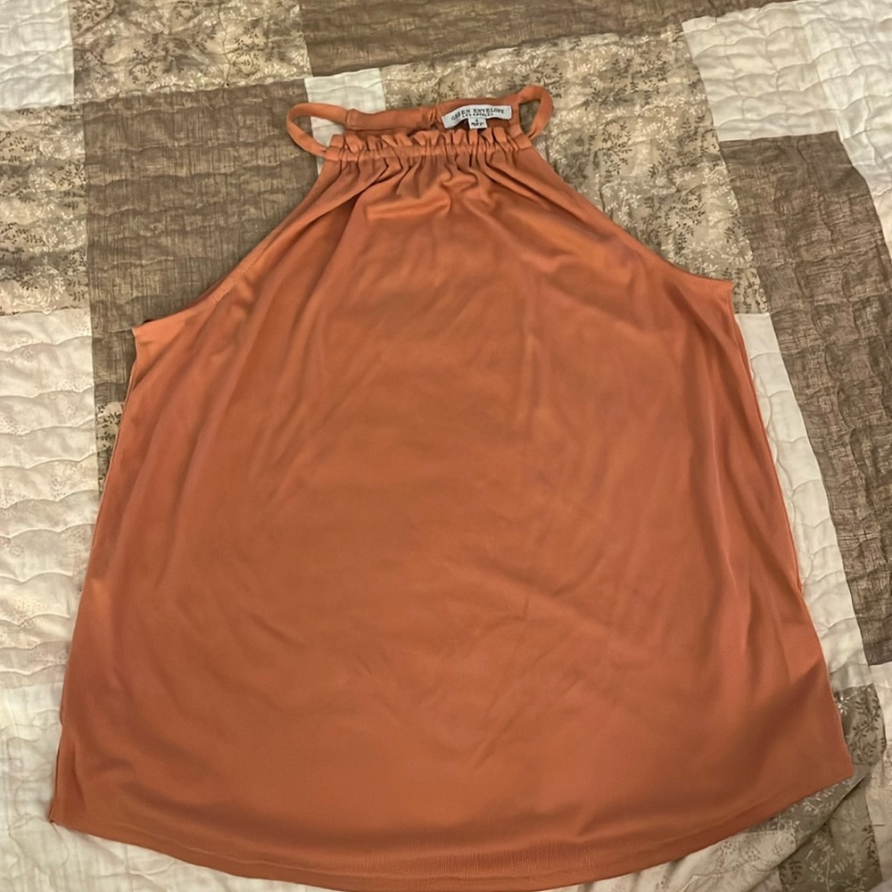 Orange small tank top